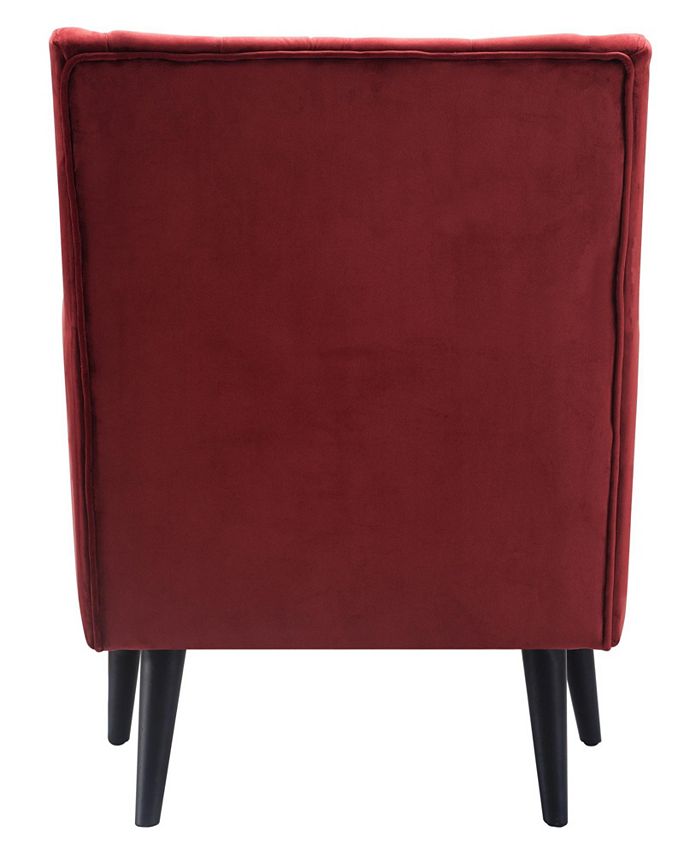 Elle Decor Elle Décor Celeste Tufted Velvet Accent Chair Macy's