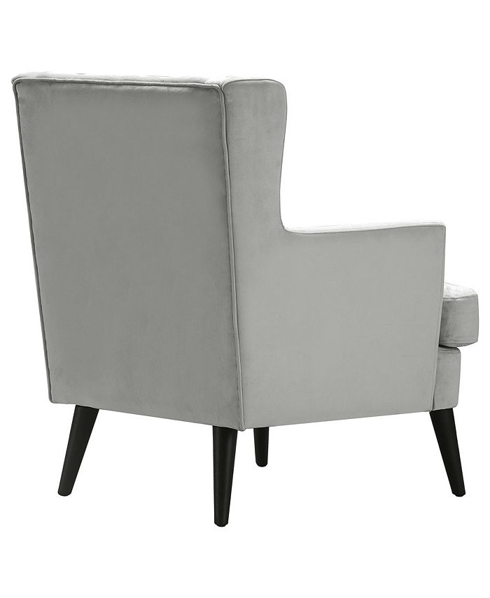 Elle Decor Elle Décor Celeste Tufted Velvet Accent Chair Macy's