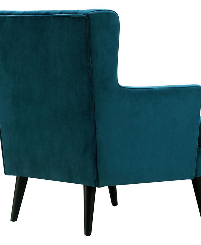 Elle Decor Elle Décor Celeste Tufted Velvet Accent Chair Macy's