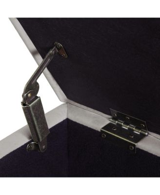 Abbot Square Tufted Ottoman with Storage and Casters