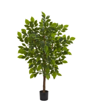 Nearly Natural 4' River Birch Artificial Tree In Green