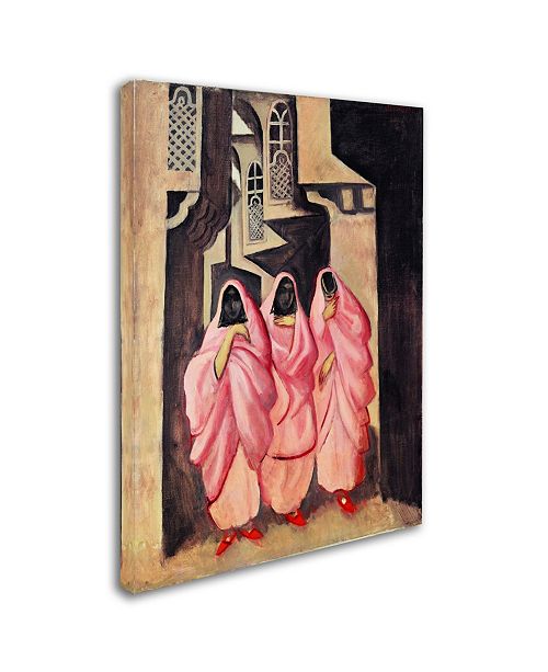 Joseph Grosvalds Three Women On The Street Of Baghdad Canvas Art 47 X 35 X 2