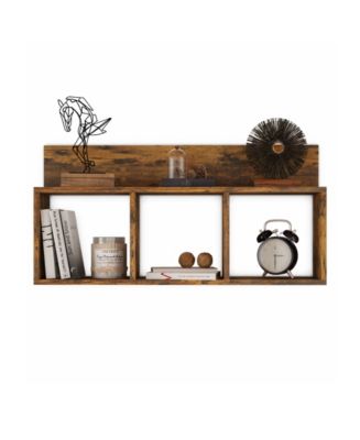 Danya B Triple Cubed Shelf with Ledge - Wall Mount Cubie Shelf - Macy's