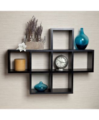 Danya B Cubby Laminated Veneer Shelving Unit & Reviews - All Wall Décor ...