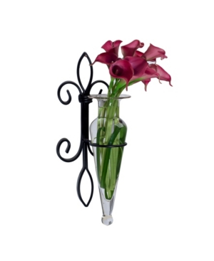 Danya B . Amphora Vase On Fleur Lis Sconce In Gray