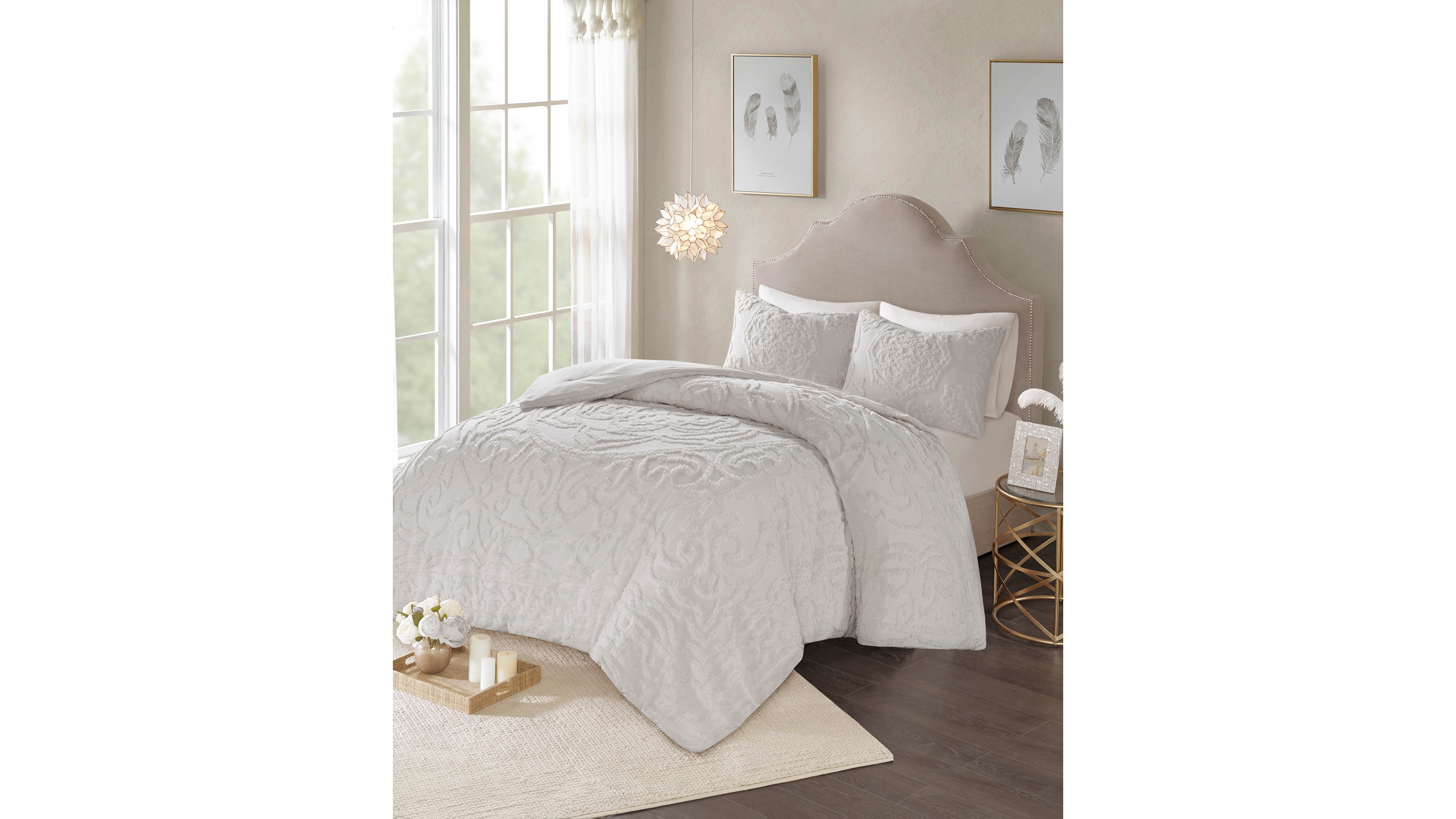 Madison Park Laetitia Medallion 3-Pc. Comforter Set, King/California King