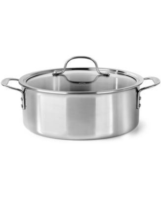 Calphalon Contemporary Stainless Steel 8 Qt. Covered Dutch Oven - Macy's