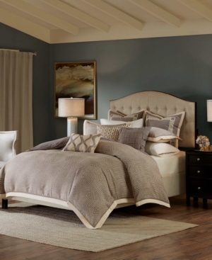 Addison Park Shades King 9 Piece Comforter Set Bedding In Grey