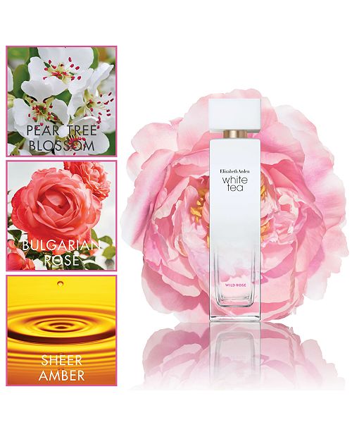 Elizabeth Arden White Tea Wild Rose Eau De Toilette Spray 3 3 Oz Reviews All Perfume Beauty Macy S