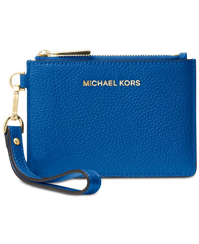 Michael Kors Mercer Pebble Leather Coin Purse - Macy's