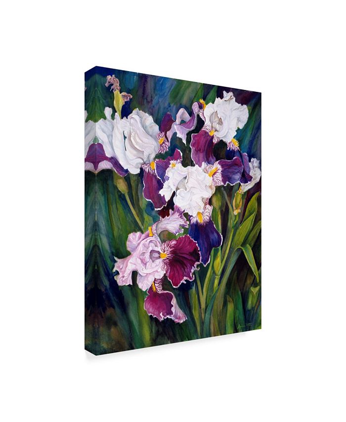 Trademark Global Joanne Porter 'Wind Blown Iris' Canvas Art - 24