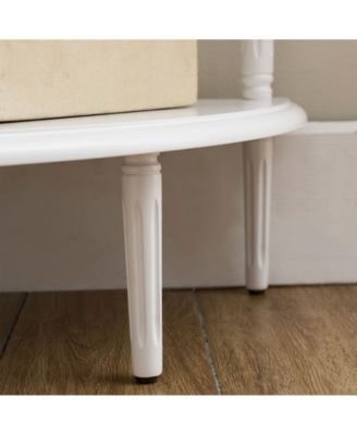 Favorite Finds Corner Stand Table with Storage