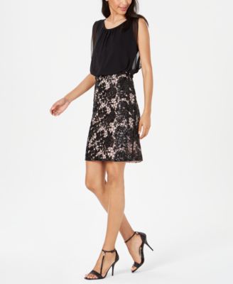 calvin klein lace sheath dress