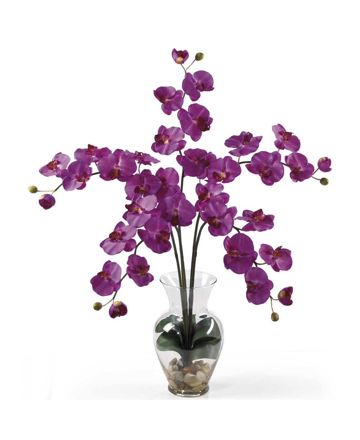 Phalaenopsis Liquid Illusion Silk Flower Arrangement - Orchid