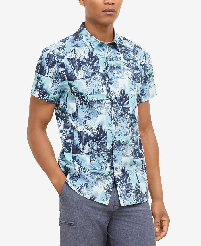 Kenneth Cole Men's Palm Graphic Shirt - Macy's