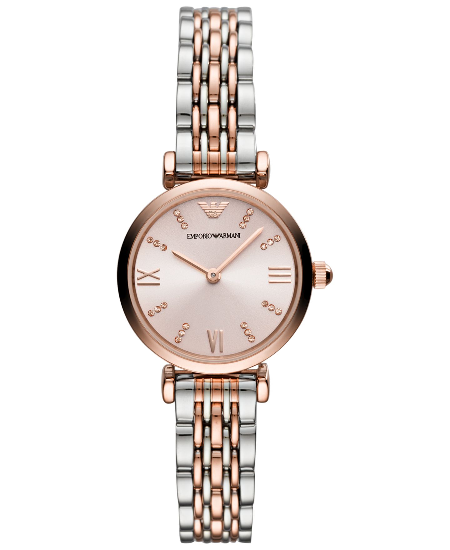 Женские часы Emporio Armani Two-Tone Stainless Steel Bracelet Watch 28mm — фото 1