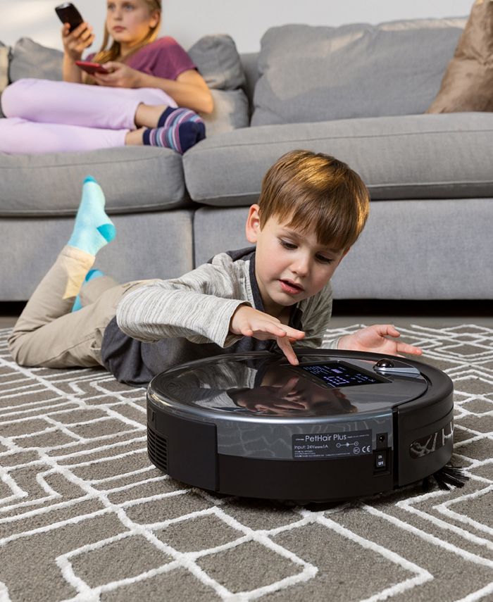 bObsweep PetHair Plus Robotic Vacuum Cleaner and Mop Macy's
