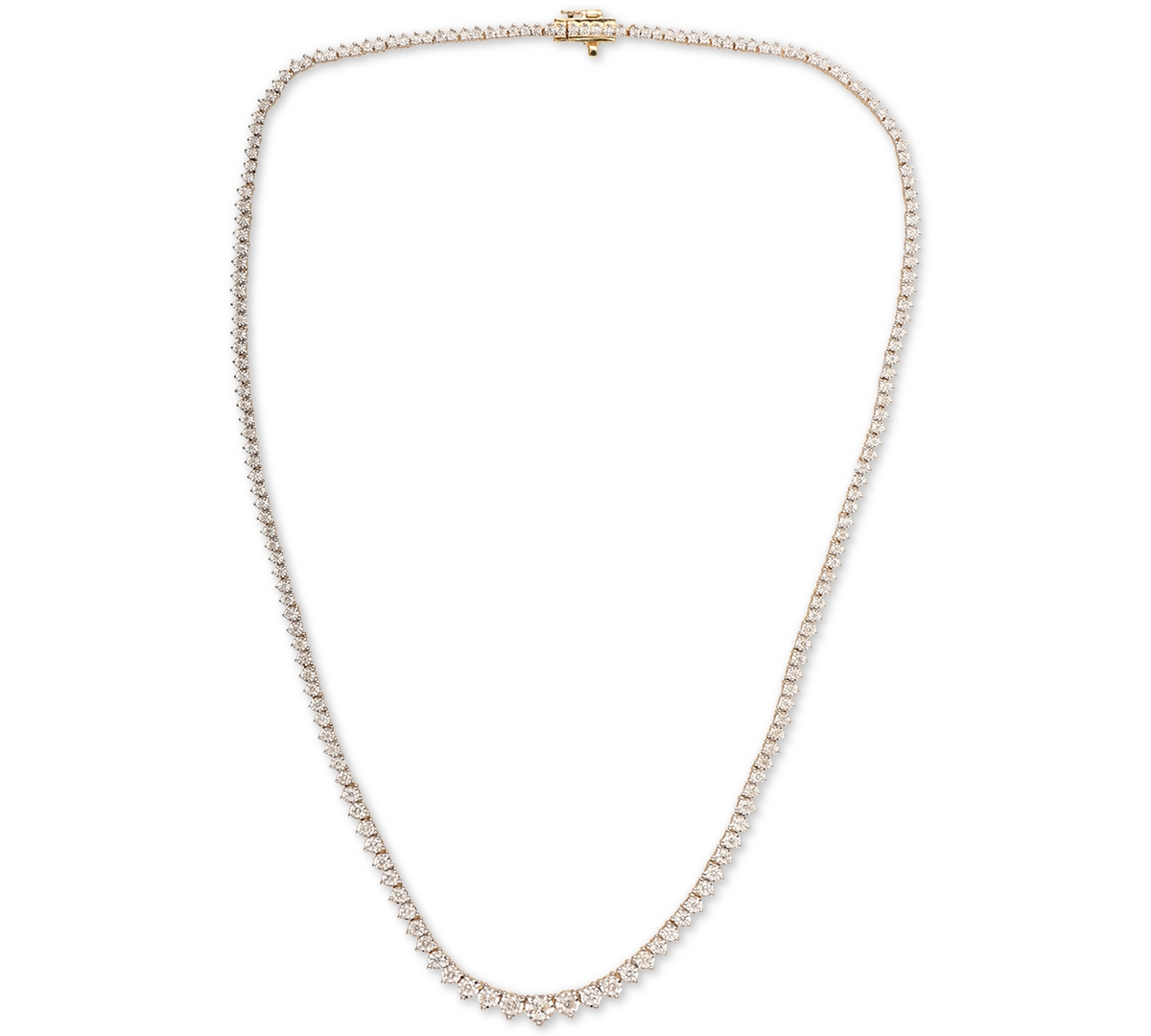 Diamond Tennis Necklace (3 ct. t.w.) in 14k White Gold or 14k- Yellow Gold