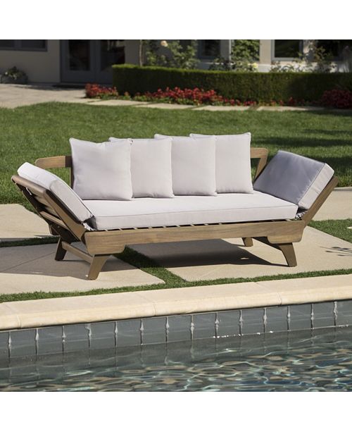Noble House Ottavio Outdoor Daybed Reviews Furniture Macy S