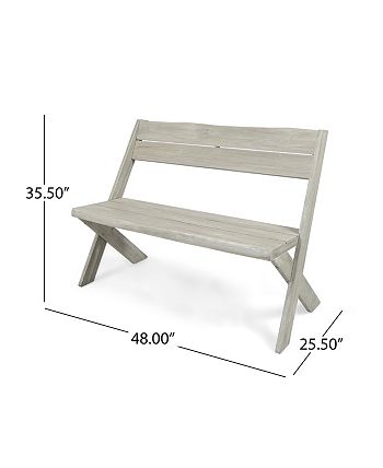 Noble House - Englewood Outdoor Bench