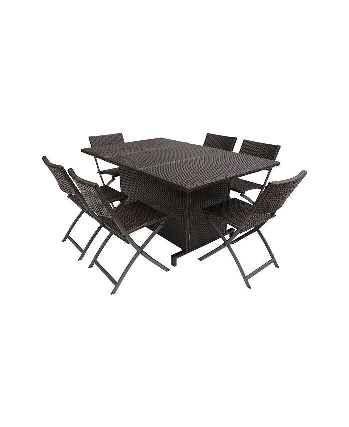 Noble House - Maldives Outdoor 7pc Dining Set, Quick Ship