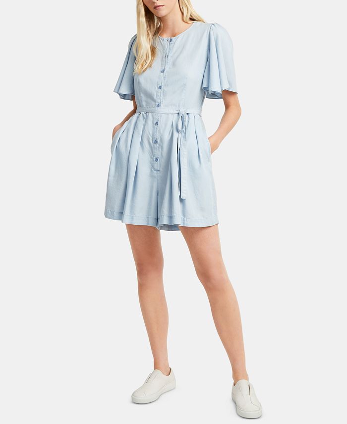 French Connection Julienne Belted Romper & Reviews - Shorts - Women ...