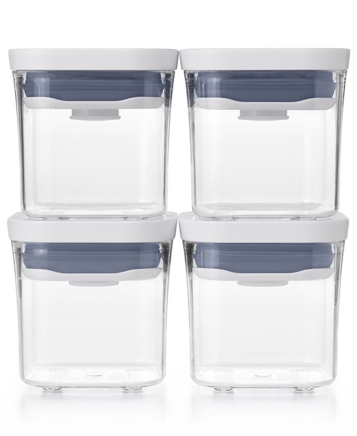OXO Snap 30-Piece Glass/Plastic Food Storage Container Set +
