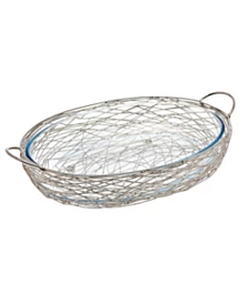 Godinger Nest Oval Glass Baker