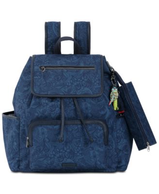 guess originals drawstring flap backpack