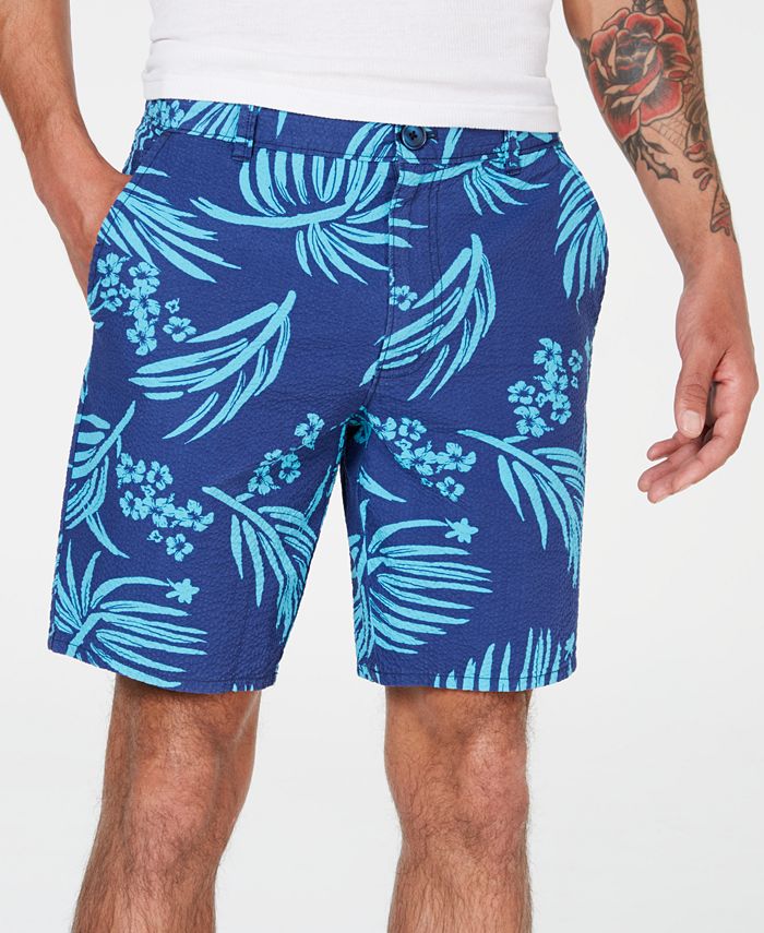 American Rag Men's Relaxed Fit Palm Print Shorts, Created for Macy's ...