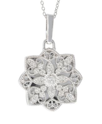 diamond locket necklace