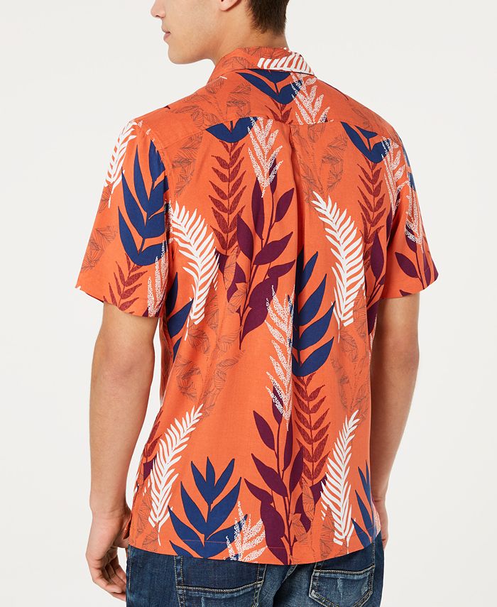 American Rag Men's Textured Tropical Shirt, Created for Macy's ...