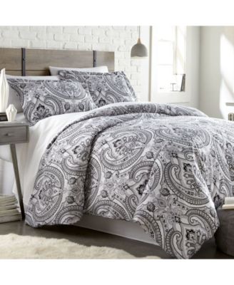 Classic Paisley 3-Pc. Reversible Comforter Set, Full/Queen