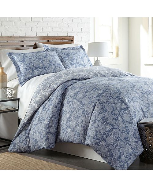 Southshore Fine Linens Boho Paisley 3 Piece Duvet Cover And Sham