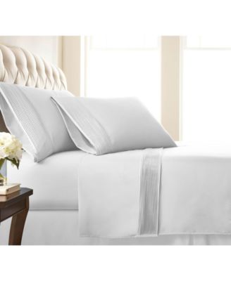 Classy Pleated 21" Extra deep, Pocket Sheet Set, Split King