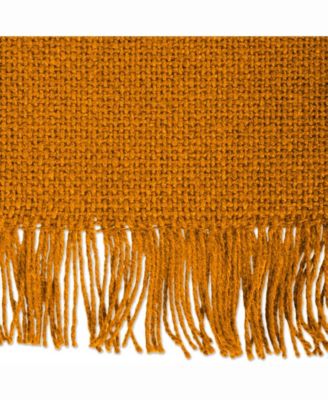 Solid Pumpkin Spice Heavyweight Fringed Napkin Set of 6