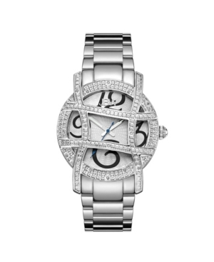 image of Jbw Women-s Olympia Diamond (1/5 ct.t.w.) Stainless Steel Watch