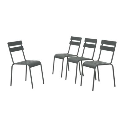 Noble House - Lacina Outdoor Dining Chairs, Quick Ship (Set of 2)