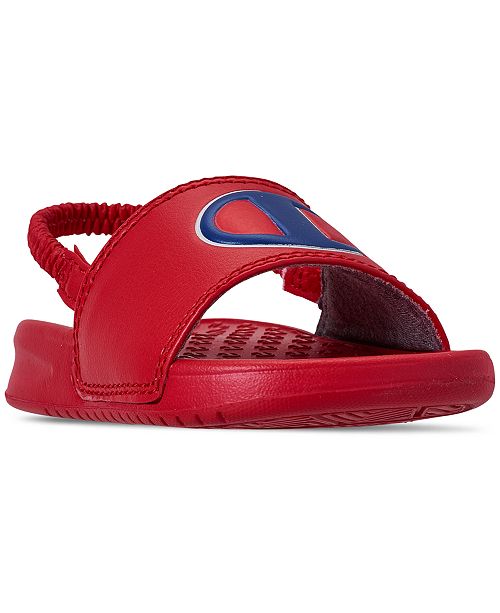 Champion Toddler Boys Super Slide Sandals From Finish Line Reviews Finish Line Athletic Shoes Kids Macy S