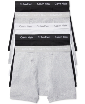 Calvin Klein Men's 5-Pack Cotton Classic Boxer Briefs