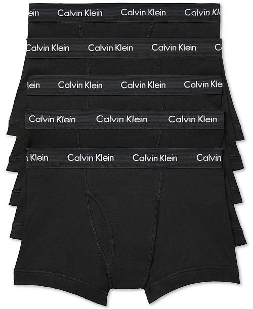 alfani Calvin Klein Men's 5-Pack Cotton Classic Trunk Underwear Men's Fashion & Accessories