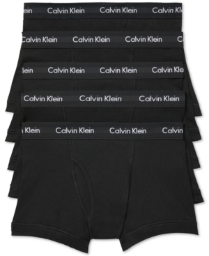 Calvin Klein Men's 5-Pk Cotton Classic Trunks