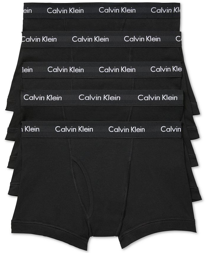 Calvin Klein Men's 5-Pk. Cotton Classic Trunk Underwear - Macy's