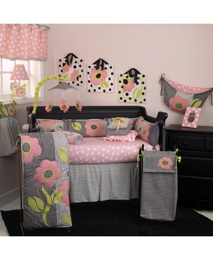 AFG Baby Furniture Poppy 4Piece Crib Bedding Set Crib Macy's