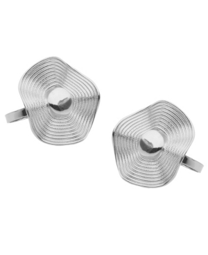 Classic Touch Set of 6 Silver Napkin Rings