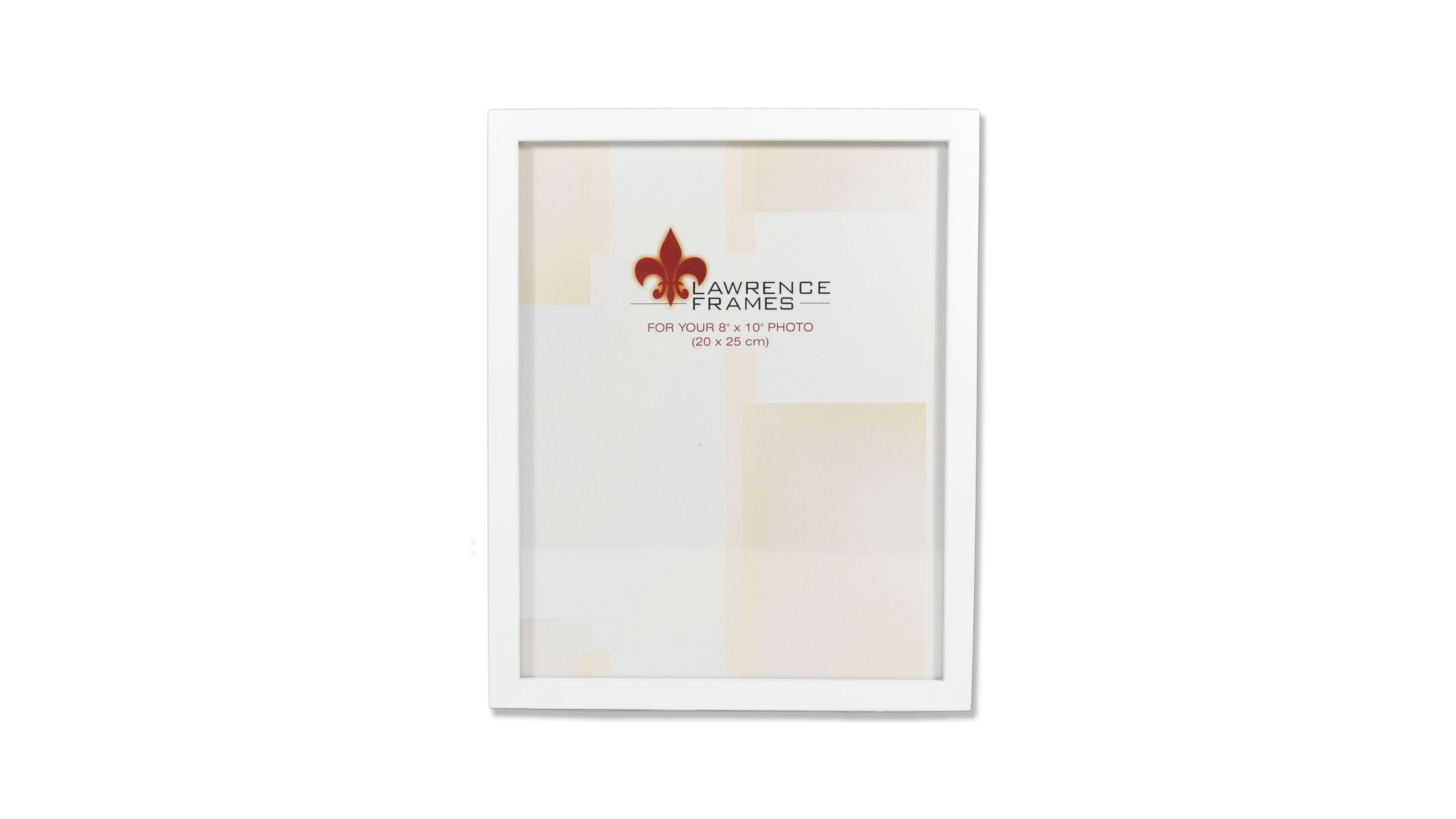 Lawrence Frames White Wood Picture Frame - Gallery Collection - 8" x 10"