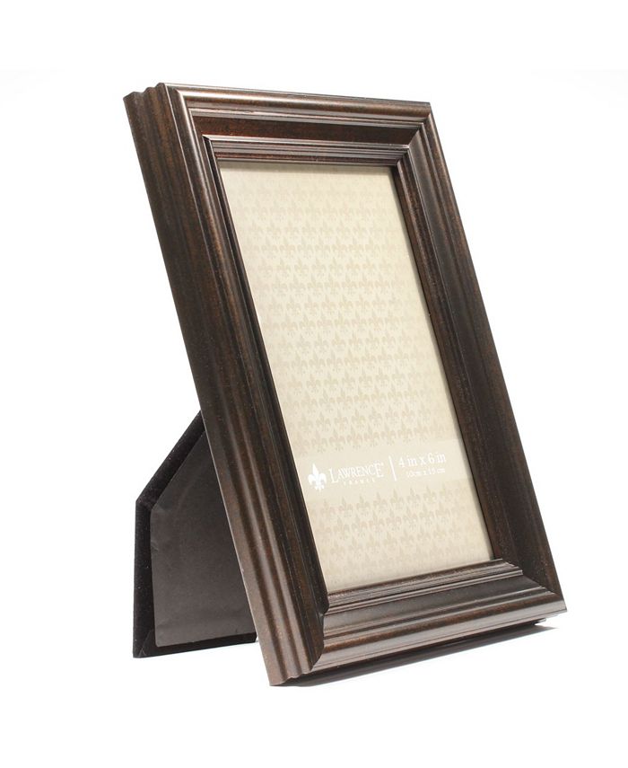 Lawrence Frames Classic Detailed Oil Rubbed Bronze Picture Frame 4" x