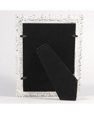 Jasmond Silver Metal Frame with Crystal Spray - 5" x 7"