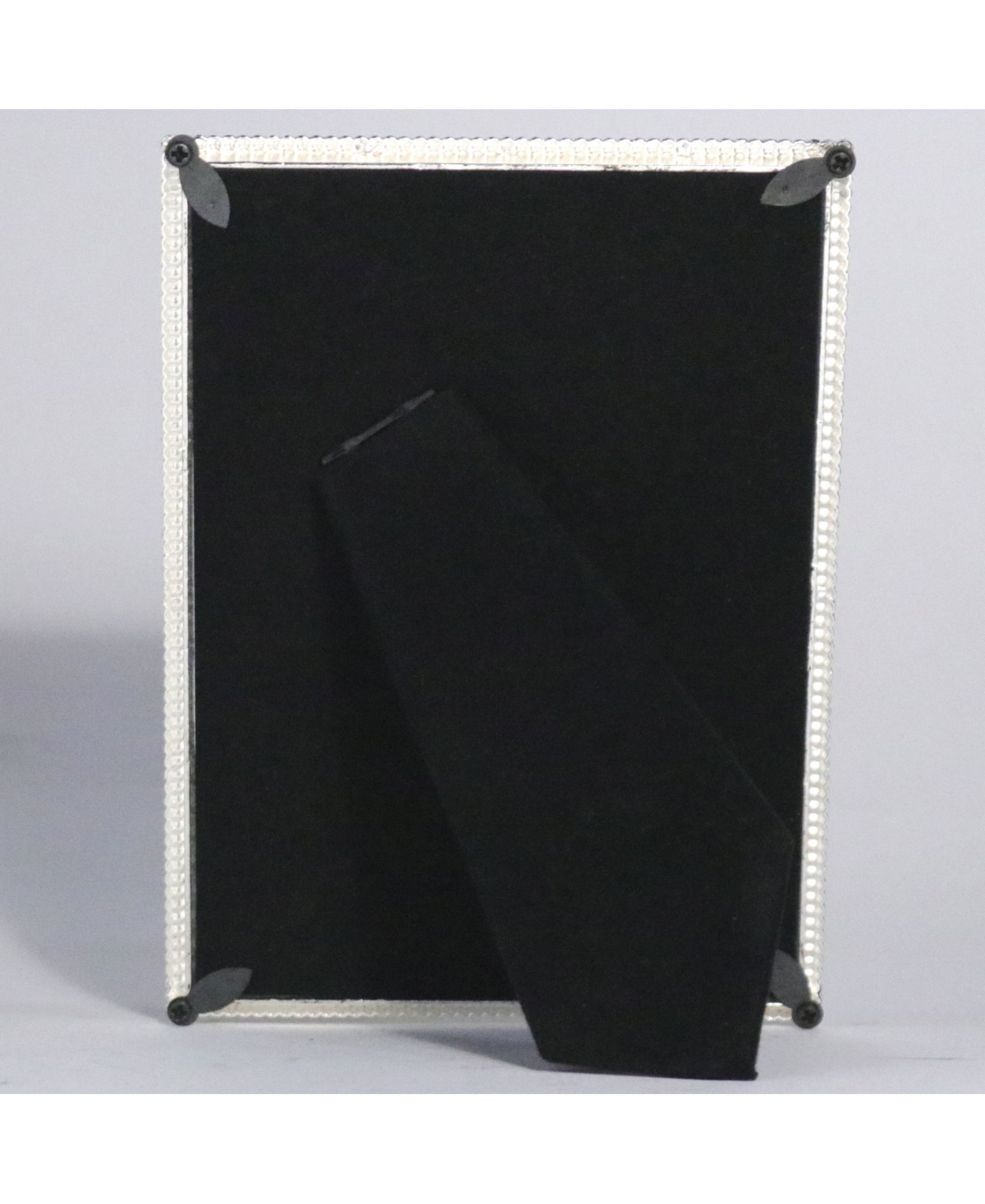 Lawrence Frames Sarah Silver Metal Frame with Crystal - 5" x 7"