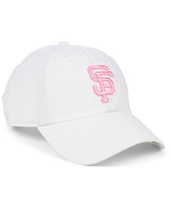 47 Brand San Francisco Giants Dark Gray Pink CLEAN UP Cap - Macy's